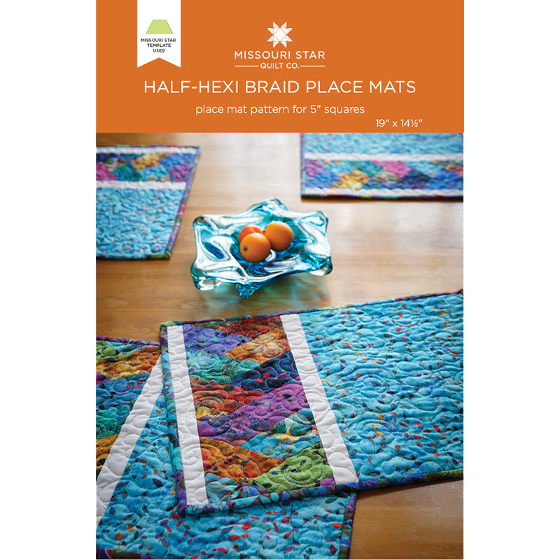 Half-Hexi Braid Place Mats Pattern by Missouri Star Contemporary | Missouri Star Quilt Co.